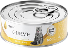 BestPet Gurme Grain Free konzerva za mačke komadići piletine u želeu 100g