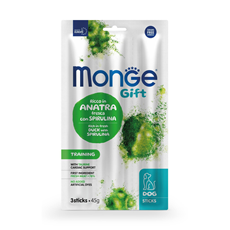 Monge Gift Grain Free Training  pačetina&spirulina poslastica za pse (3kom) 45g