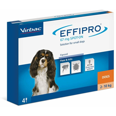 Effipro® spot on za pse 2-10 kg (fipronil) pipeta 1x0.67ml