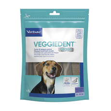 Virbac Veggiedent M za pse 10–30kg 350g – prirodna dentalna nega