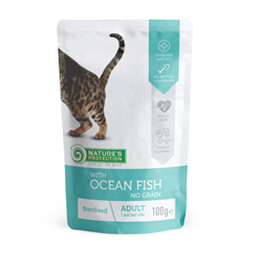 Nature's Protection Sterilized Ocean Fish sosić za mačke 100g