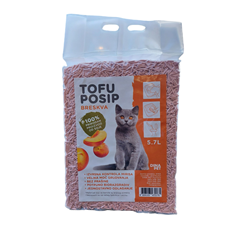Tofu Cat Clumping biorazgradiv posip od bambusa i soje sa mirisom breskve 5.7L