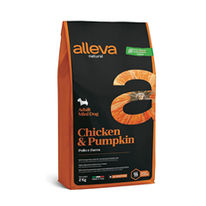 ALLEVA Natural Chicken&Pumkin Adult Mini Low Grain 2kg