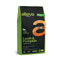 ALLEVA Natural Lamb&Pumkin Adult Mini Low Grain 2kg