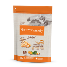 Nature's Variety Selected No Grain Sterilised Cat Chicken 300g