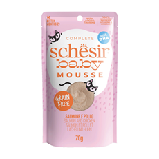 SCHESIR Baby Cat Mousse losos&piletina kesica za mačiće 70g