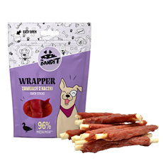 MR.Bandit WRAPPER Duck Stisks  poslastica za pse 80g