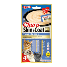 INABA Churu Skin&Coat Tuna kremasta poslastica za mačke 1x14g kesica