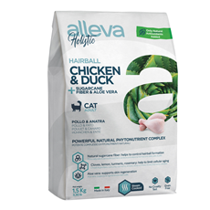 ALLEVA Holistic Hairball Chicken&Duck Adult Cat Grain Free 1.5kg