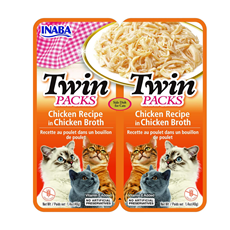 INABA Twin Packs Chicken in Chicken Broth supa poslastica za mačke 2x40g