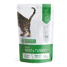 Nature's Protection Urinary Health Beef&Turkey sosić za mačke 100g