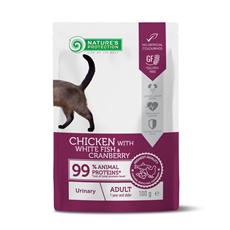 Natures Protection Urinary Health Chicken&WhiteFish&Cranberry sosić za mace 100g