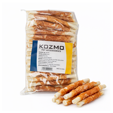 KOZMO Twist Stick Chicken poslastica za pse 500g – štapići sa piletinom 50 kom 🍗🐶