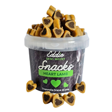 Eddie Semi Moist Snacks Heart Lamb poslastice za pse 200g, mekani zalogaji sa jagnjetinom