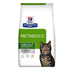 Hill’s Prescription Diet Metabolic za mačke 1,5kg – podrška zdravoj telesnoj težini 🐱⚖️