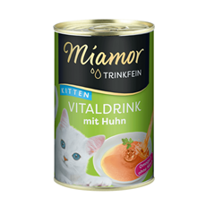 MIAMOR Vitaldrink Kitten napitak za mačiće sa piletinom 135ml – dodatna hidratacija za rast i razvoj