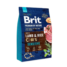 Brit Premium All Breed Sensitive jagnjetina i pirinač za osetljive pse 3kg