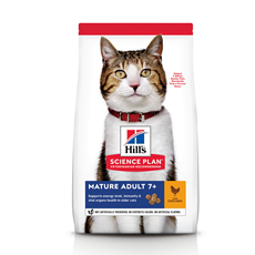 Hill's Science Plan Mature Adult 7+ hrana za mačke Piletina 1.5kg za vitalnost u zlatnim godinama