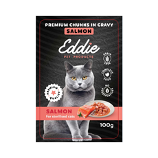 Eddie Grain Free Salmon sosić za mačke 100g