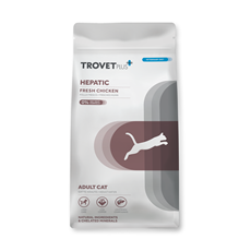 TROVET Plus Hepatic Adult Cat Fresh Chicken 1.2kg – podrška jetri mačke