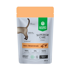 Nature’s Protection Superior Care Urinary sosić za mačke Pačetina & Pileća prsa 85g
