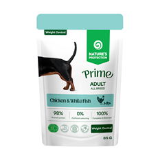 Nature’s Protection Prime Dog Weight Control Chicken & White Fish sosić za pse 85g