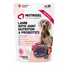 NUTRIGEL Lamb with Joint Nutrition & Probiotics funkcionalna poslastica za pse L-XL 200g