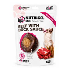 NUTRIGO Beef with Duck Sauce sočna poslastica za pse 200g