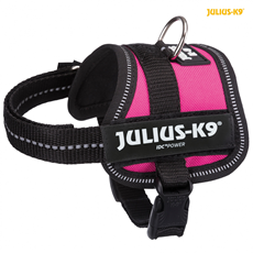 JULIUS-K9 Powerharness AM za pse 2XS 33-45cm/18mm PINK