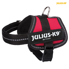JULIUS-K9 Powerharness AM za pse 2XS 33-45cm/18mm CRVENI