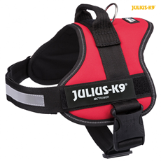 JULIUS-K9 Powerharness AM za pse M 58-76cm/40mm CRVENI