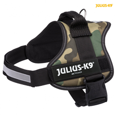 JULIUS-K9 Powerharness AM za pse L 66-85cm/50mm MASKIRNI