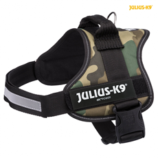 JULIUS-K9 Powerharness AM za pse 2XL 82-116cm/50mm MASKIRNI