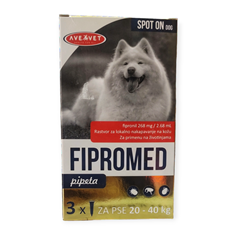 FIPROMED Ampula za pse antiparazitska (fipronil) 20-40kg 268mg/ 2.68ml