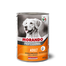 MORANDO Professional Jagnjetina&Riža komadići u sosu konzerva za pse 405g