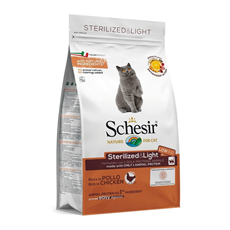 Schesir dry cat sterilized&light chicken 1.5kg