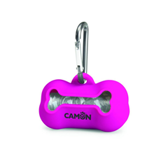Camon dispenzer (torbica) od silikona za higijenske kesice za izmet  pink