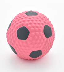 Gizmo Igračka za pse u obliku fudbalske lopte 7.5cm pink