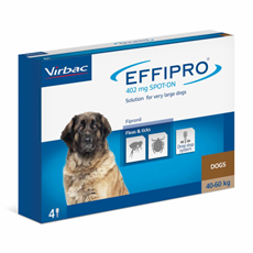 Effipro® spot on, za pse 40kg-60kg (fipronil) pipeta 1x4.02ml