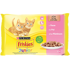 FRISKIES JUNIOR multipack sa piletinom 4x85g