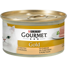 GOURMET GOLD Konzerva za mačke Ćuretina pašteta 85g