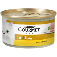GOURMET GOLD Konzerva za mačke Piletina pašteta 85g