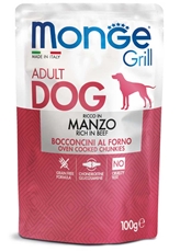 Monge Grill Dog sosić za pse sa govedinom 100g