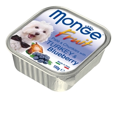 Monge Fruit Dog Pate pašteta Ćuretina&Borovnica 100g