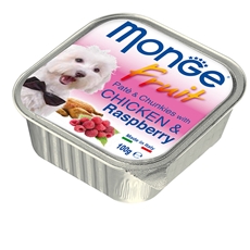 Monge Fruit Dog Pate pašteta Piletina&Malina 100g