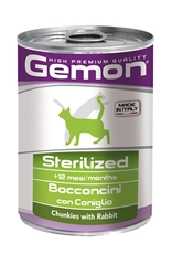 Gemon Cat Adult Sterilised komadići zečetine u konzervi  415g