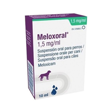 Meloxoral oralna suspenzija za pse (meloksikam) 10ml