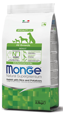 Monge All Breeds Adult Monoprotein Zečetina&Pirinač&Krompir 2.5kg