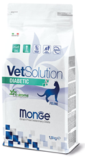 Monge VetSolution Grain Free Diabetic Cat Veterinary Diet 1.5kg