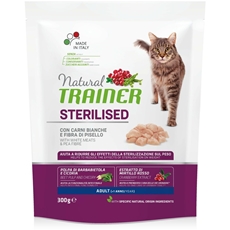 TRAINER Natural sa belim mesom za odrasle sterilisane mačke 300g